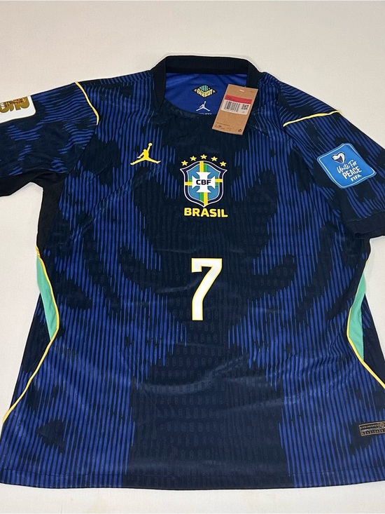 Nike Other - Brazil WC Away Vinícius Jr. #7 Jersey (Player Version - Slim Fit) - Size [L]